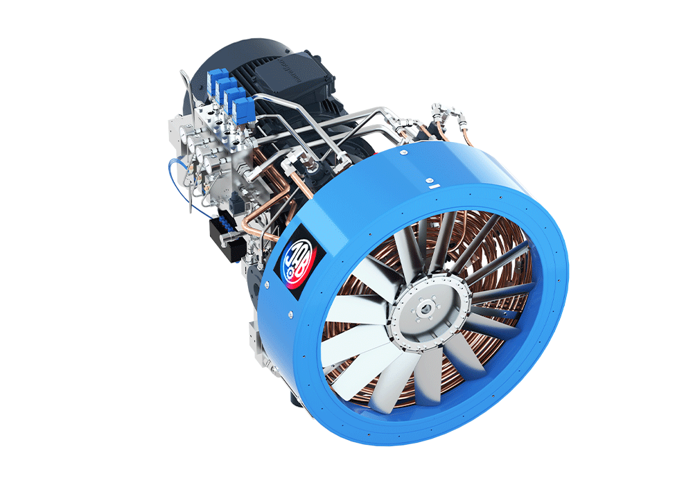 V200/300NG8 Compressor Unit AIR COOLED LUBRICATED 4 STAGES 4 CYL 8 bar inlet 206 m3/hr @ 300 bar  44 kW 1500RPM