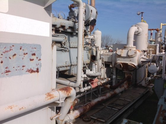 CS 211101Natural Gas Compressor Cat Model G342NA/Ariel JGW-2-3 Stage