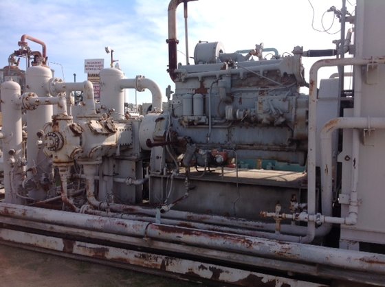 CS 211101Natural Gas Compressor Cat Model G342NA/Ariel JGW-2-3 Stage