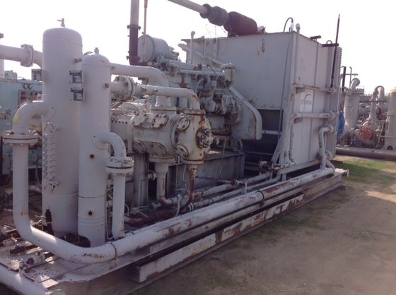 CS211101Natural Gas Compressor Cat Model G342NA/Ariel JGW-2-3 Stage