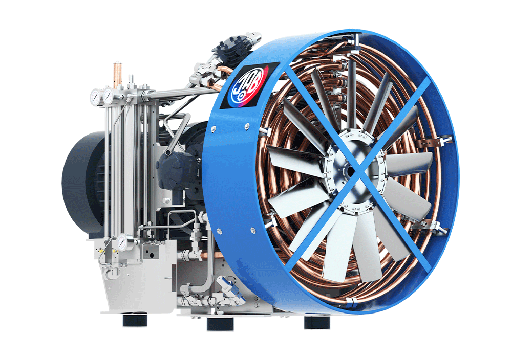 [JAB AC SV 3000/70] SV3000/70 Compressor Unit AIR COOLED LUBRICATED 3 STAGES 4 CYL  180 m3/hr @ 70 bar  45 kW 1500RPM