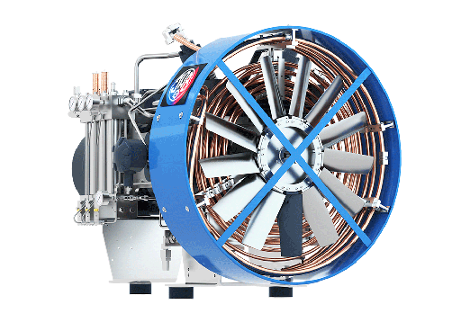 [JAB AC SVB 1300/350] SVB1300/350 Compressor Unit AIR COOLED LUBRICATED 4 STAGES 4 CYL  83 m3/hr @ 350 bar 37 kW 1500RPM
