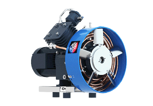 [JAB GC SV 125/40 He] SV125/40He Compressor Unit AIR COOLED LUBRICATED 2 STAGES 2 CYL 7.5 m3/hr @ 40 bar  3 kW 1000RPM