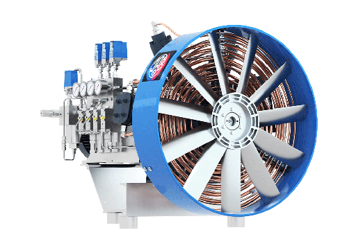 [JAB AB V245/300] V245/300 Compressor Unit AIR COOLED LUBRICATED 4 STAGES 4 CYL 16 bar inlet 274 m3/hr @ 260 bar  55 kW 1500RPM